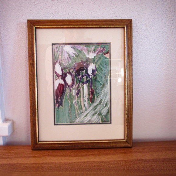 Vintage Impressionist Style Painting- Lundahl Artist Signed-Wood Frame-12x9.75" - Picture 5 of 5